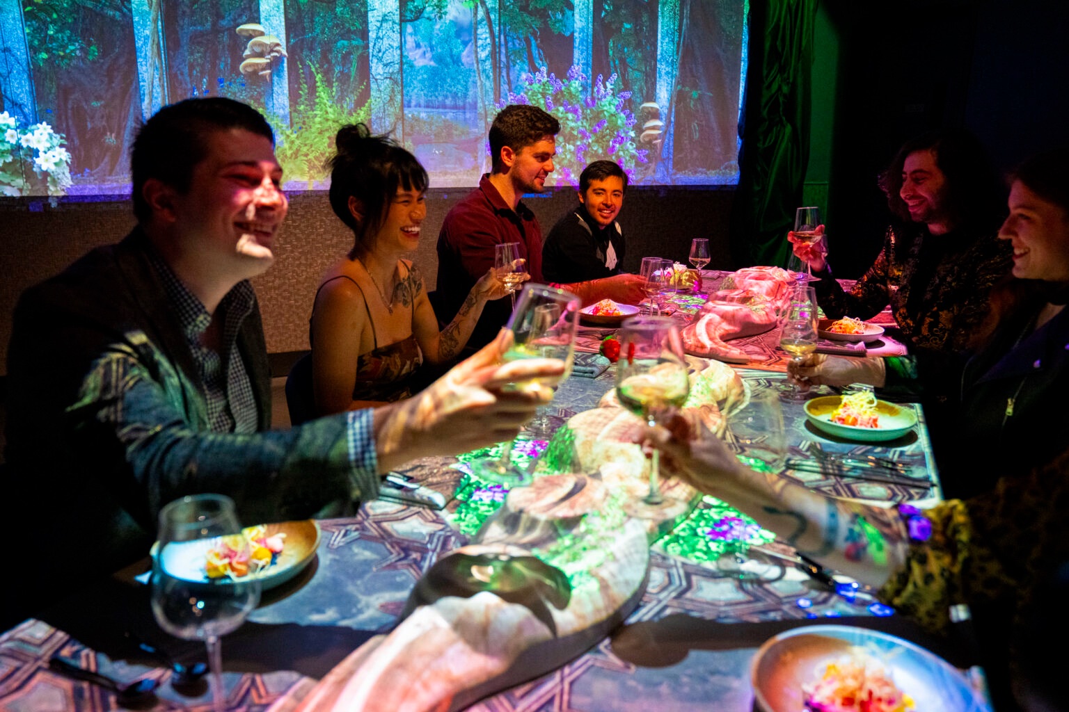 Guests at the table