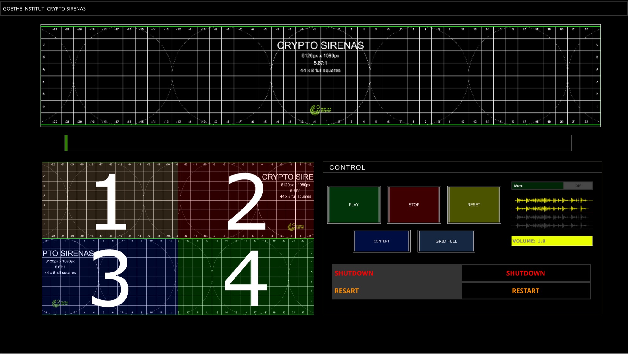 TouchDesigner control interface