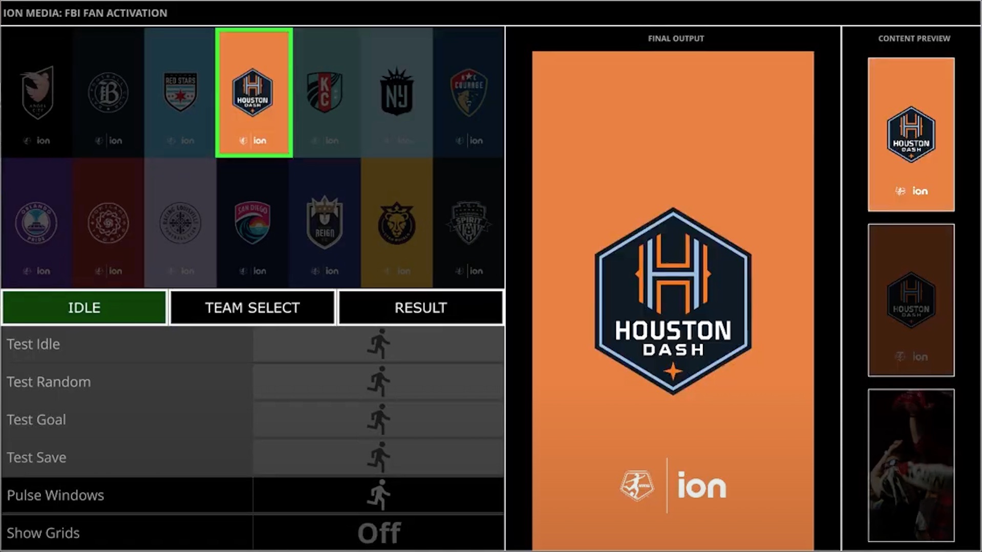 Goal booth control